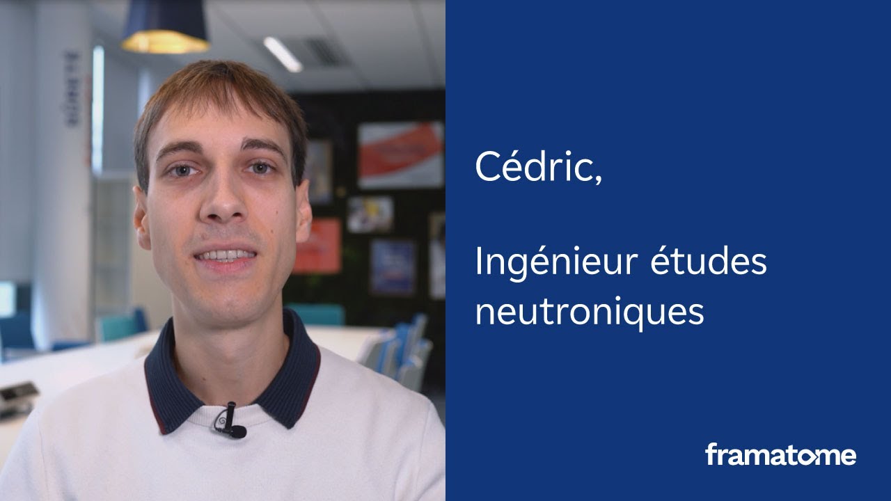 Cédric, ingénieur études neutroniques, mis à disposition chez Edvance