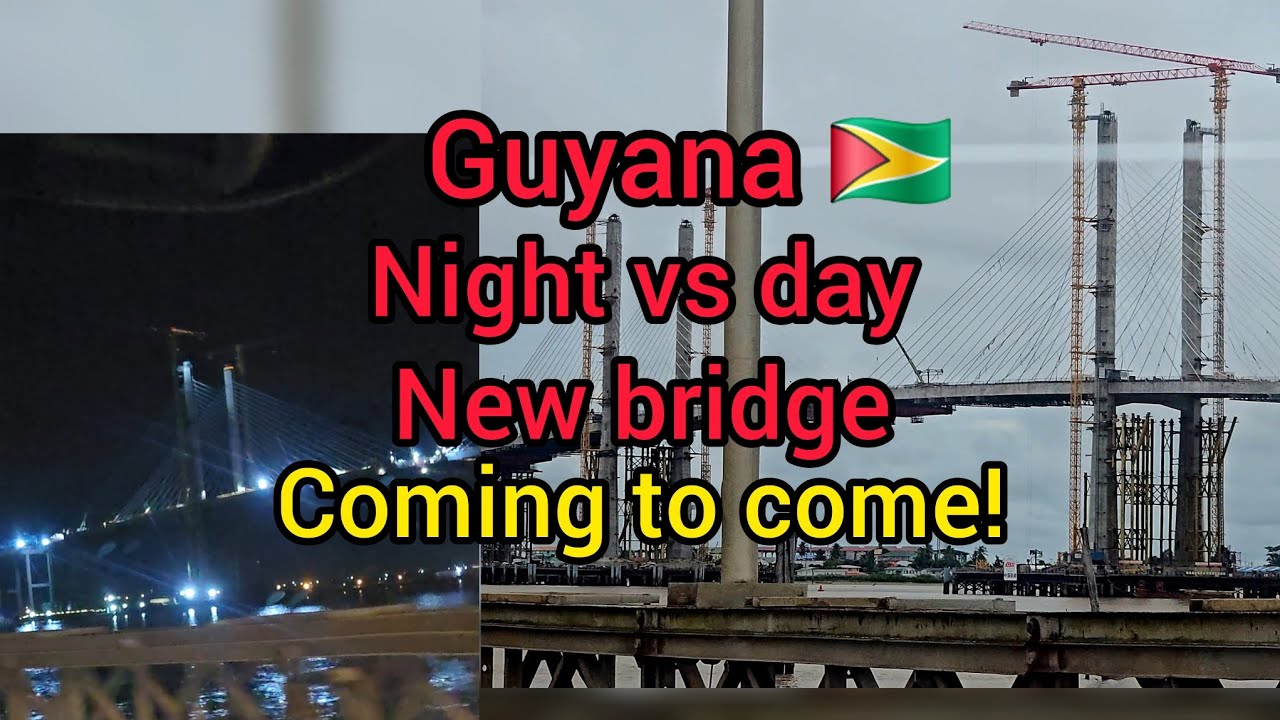 Guyana 🇬🇾 new bridge | Westside  | Demerara harbour bridge 