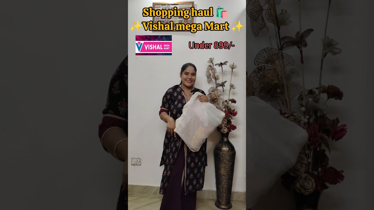 Vishal mega Mart top and jeans 👖 haul shopping 🛒 🛍️ #vishalmegamart #viralshort #youtube #clothes 🎀🎀