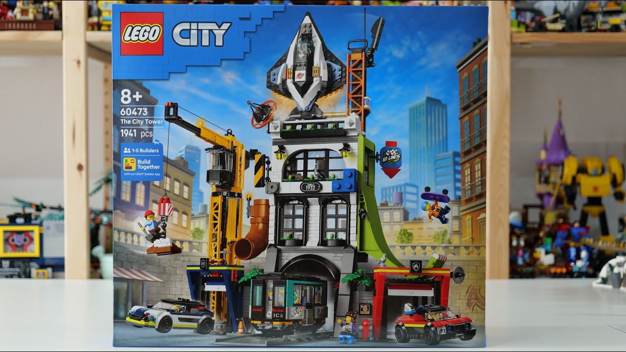 LEGO City 60473 The City Tower Speed Build