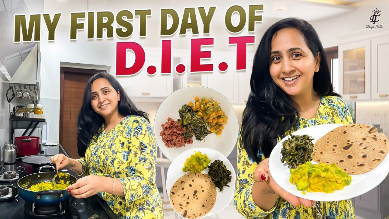 My First Day Of Diet || Weight Loss journey starts || DIET Recipes || @LasyaTalks