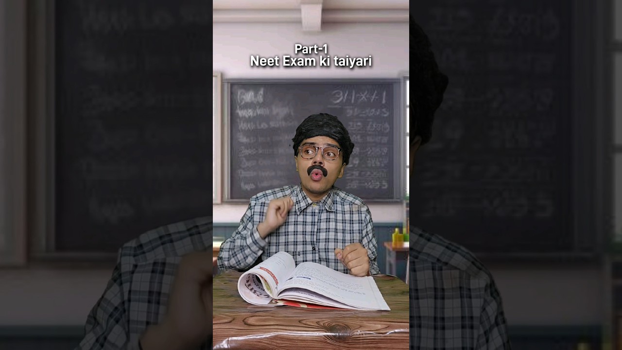 Neet exam ki taiyari 🥺 Part-1 #shorts #emotional #school #sraoster #neetexam