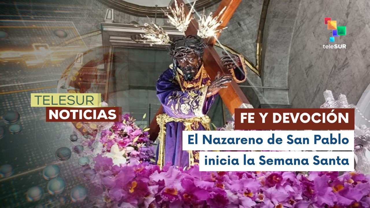 Nazareno de San Pablo inicia la Semana Santa en Venezuela