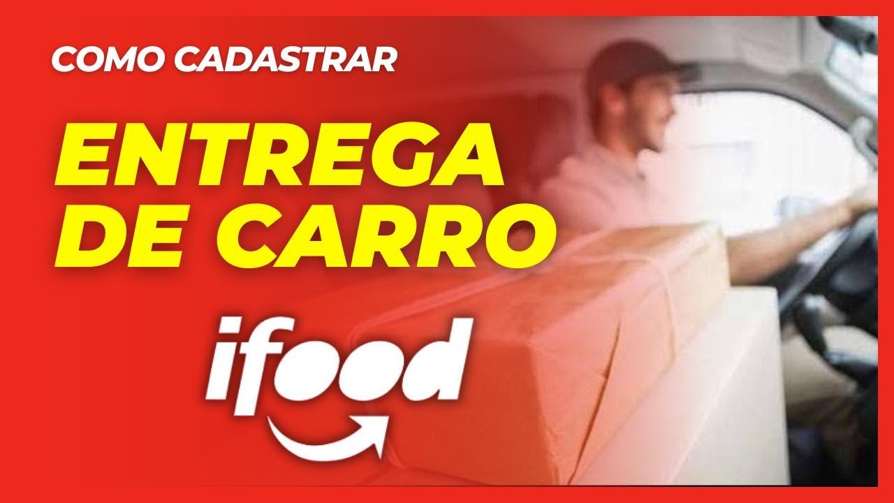 Passo a passo cadastro para entregador do ifood.