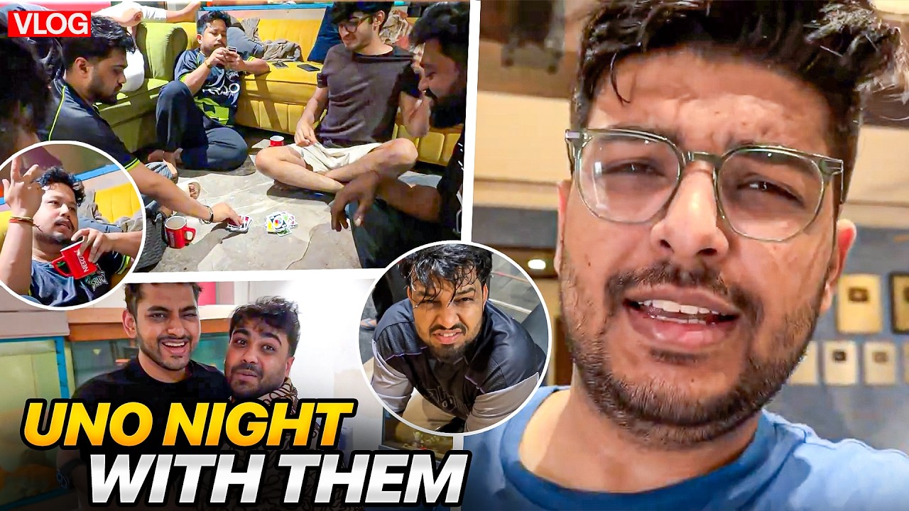 UNO Fun Game Night with them -Vlog