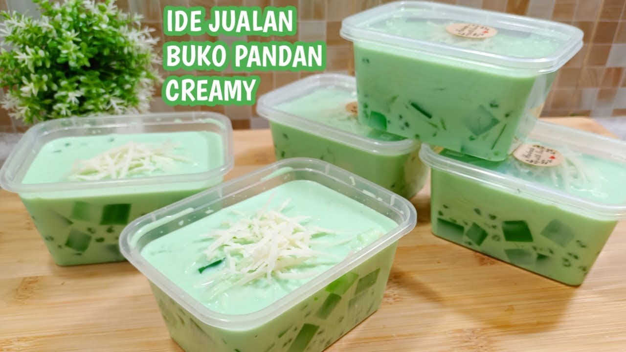 CARA MEMBUAT KUAH BUKO PANDAN YANG ENAK DAN CREAMY ‼️ JUALAN INI PASTI LARIS BANGETT