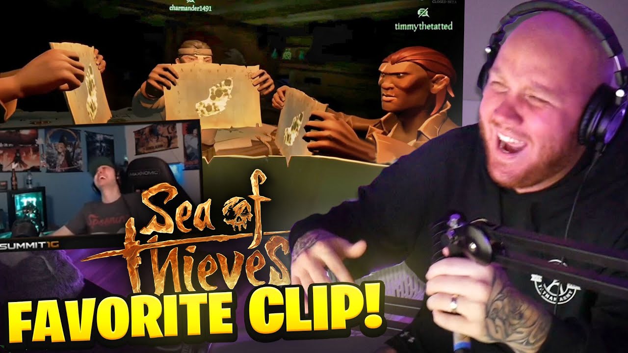 TIMTHETATMAN REACTS TO SUMMIT1G SEA OF THIEVES CLIP!