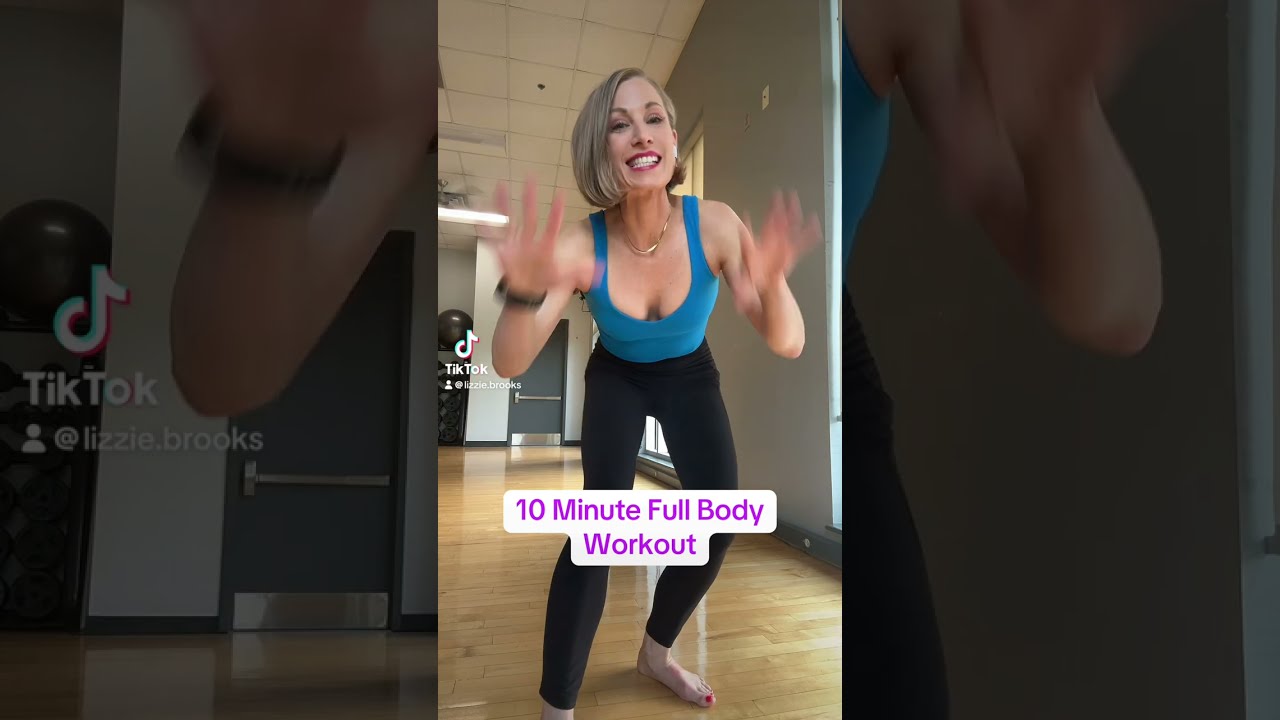 10 Minute, No Equipment, Full Body Workout & Stretching