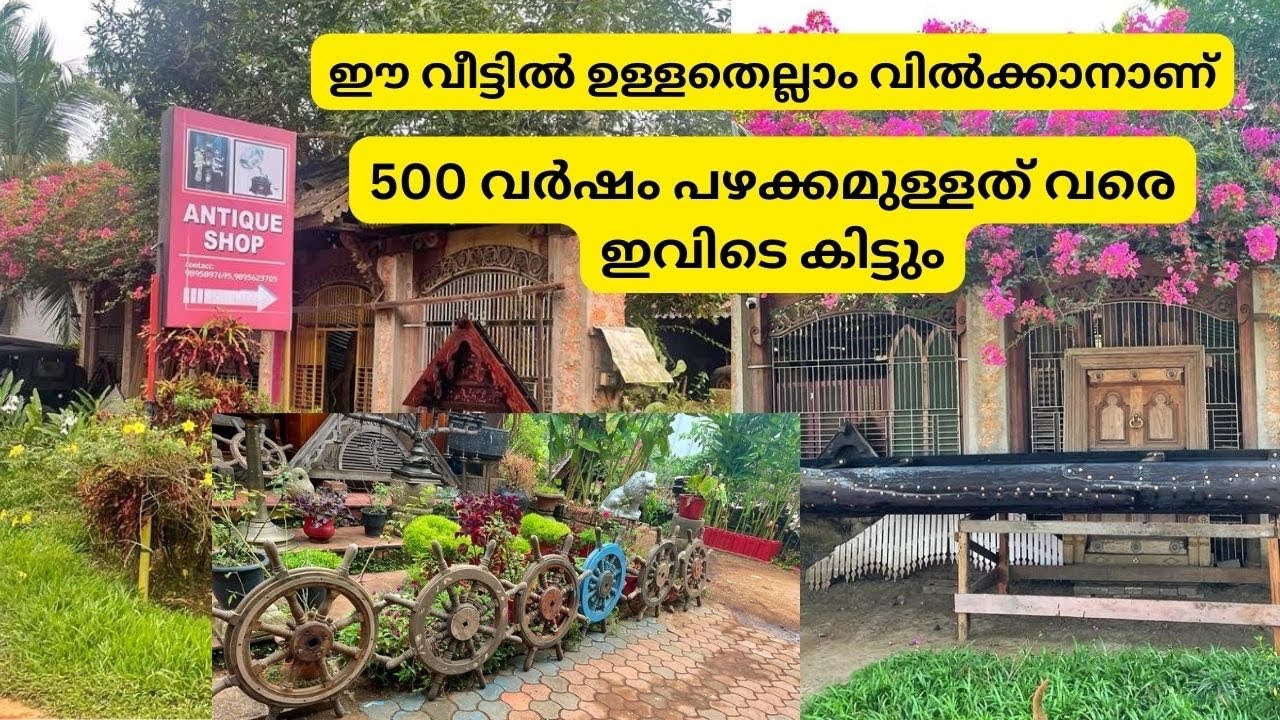 ഒരു വീട് നിറയെ വിൽക്കാനുള്ളത് മാത്രം | Antiques | Kottayam | Shyju Vlogger