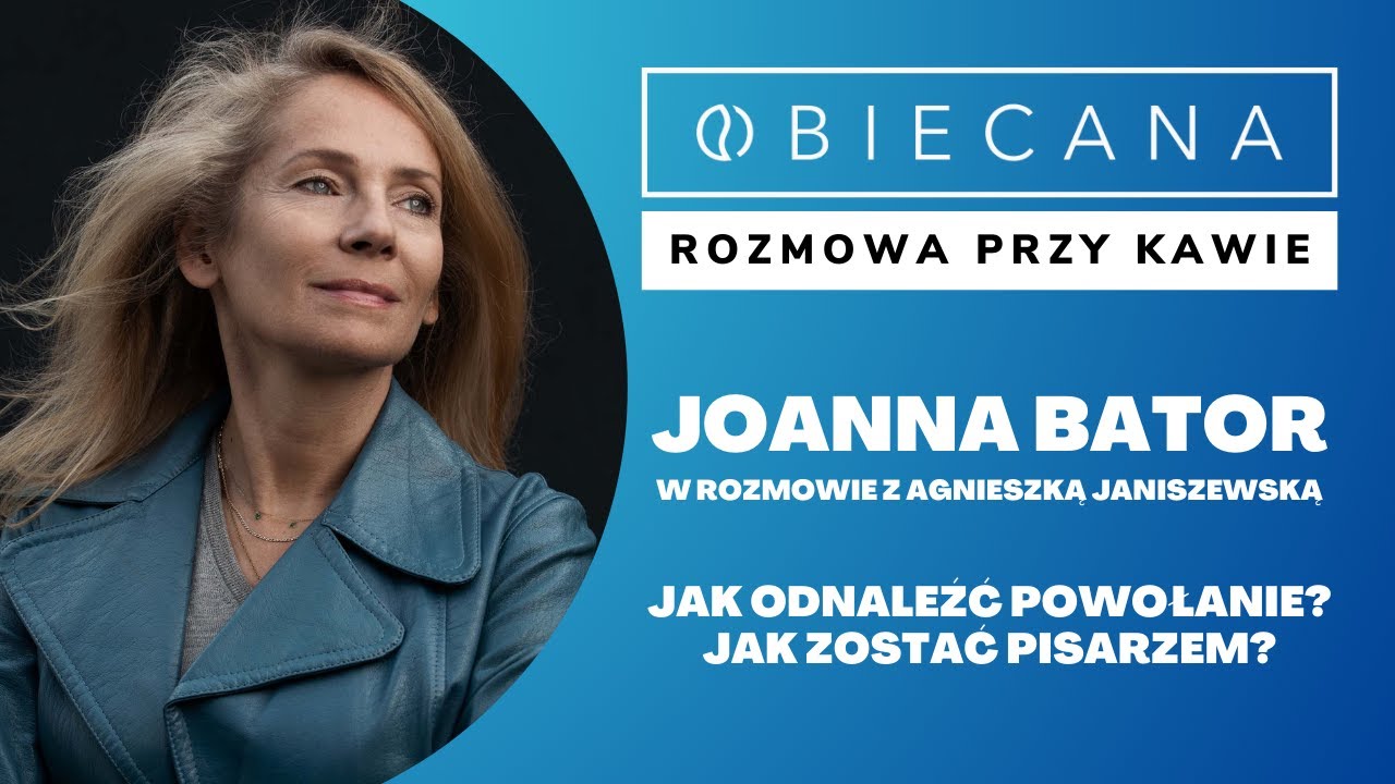OBIECANA rozmowa przy kawie (odc.19) - Joanna Bator
