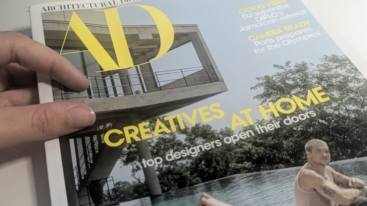 ASMR Magazine Flip Through - Architectural Digest June 2024