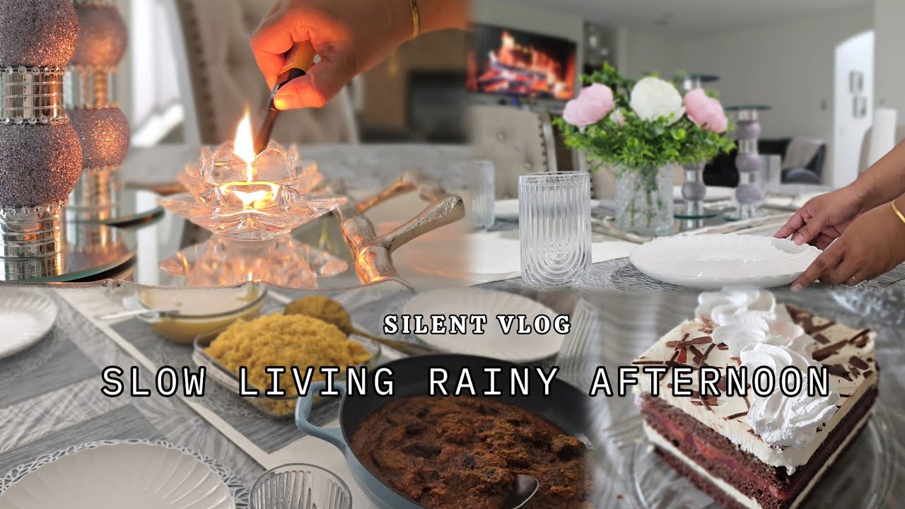 Spend a Cozy Rainy Afternoon with Me | Silent Vlog | summer day in Canada