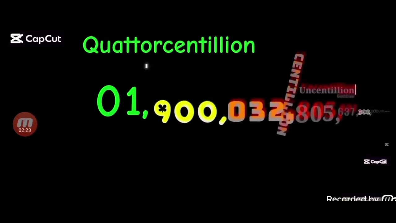 1 to decicentillion 5/10