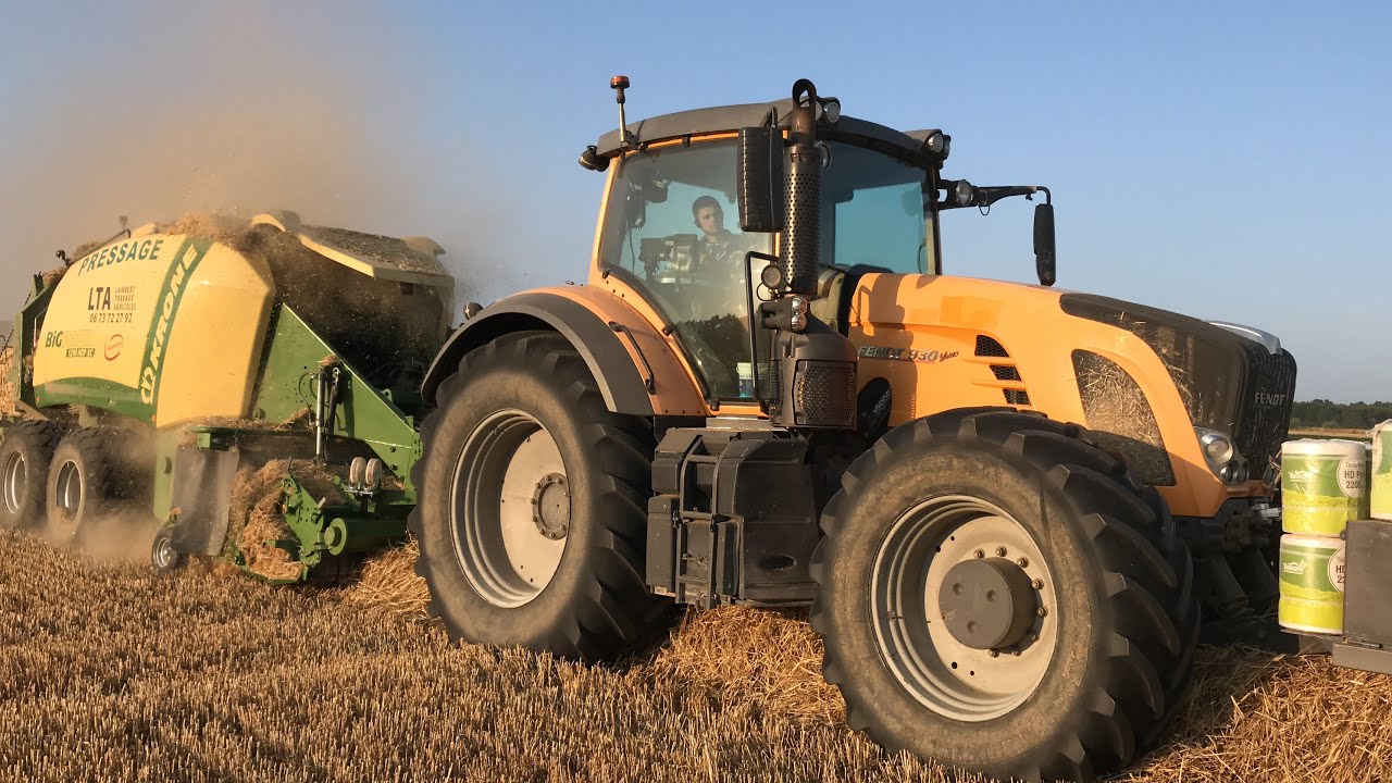 FENDT 930 vario vs KRONE BIG PACK 1290HDP XC PAILLE 2023