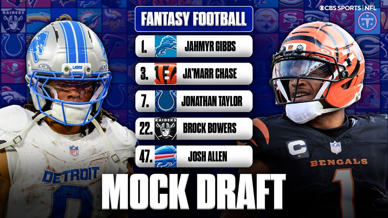 2026 NFL Fantasy Football Mock Draft | Take THESE players & DOMINATE your League! 🏈