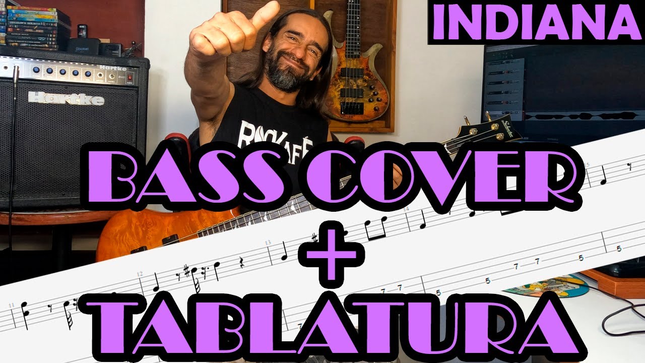 Indiana – Hombres G – Cover en Bajo – Bass Cover + Tablatura
