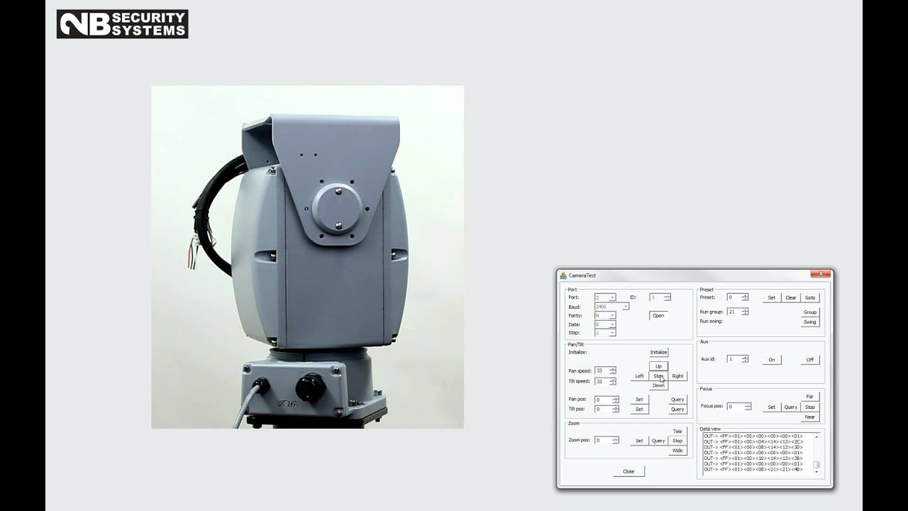 PT-3002 pan/tilt, 50 kg load, with 