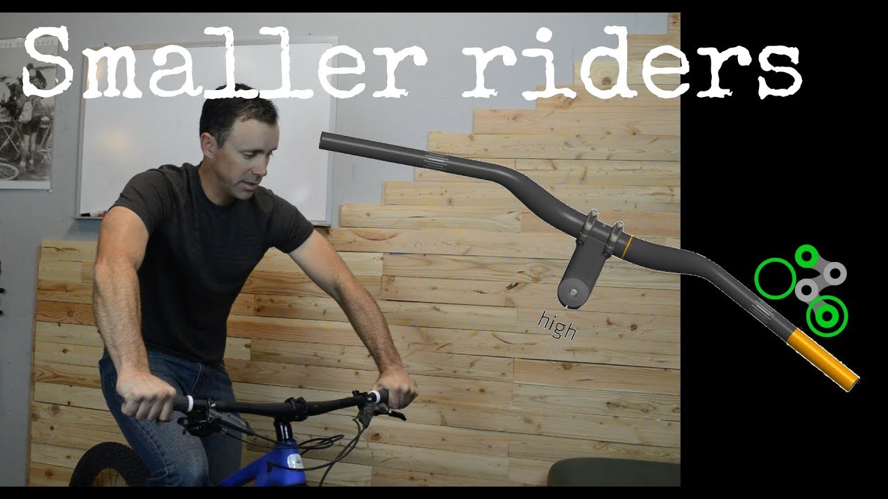 Mountain Bike Handlebar Setup for smaller riders