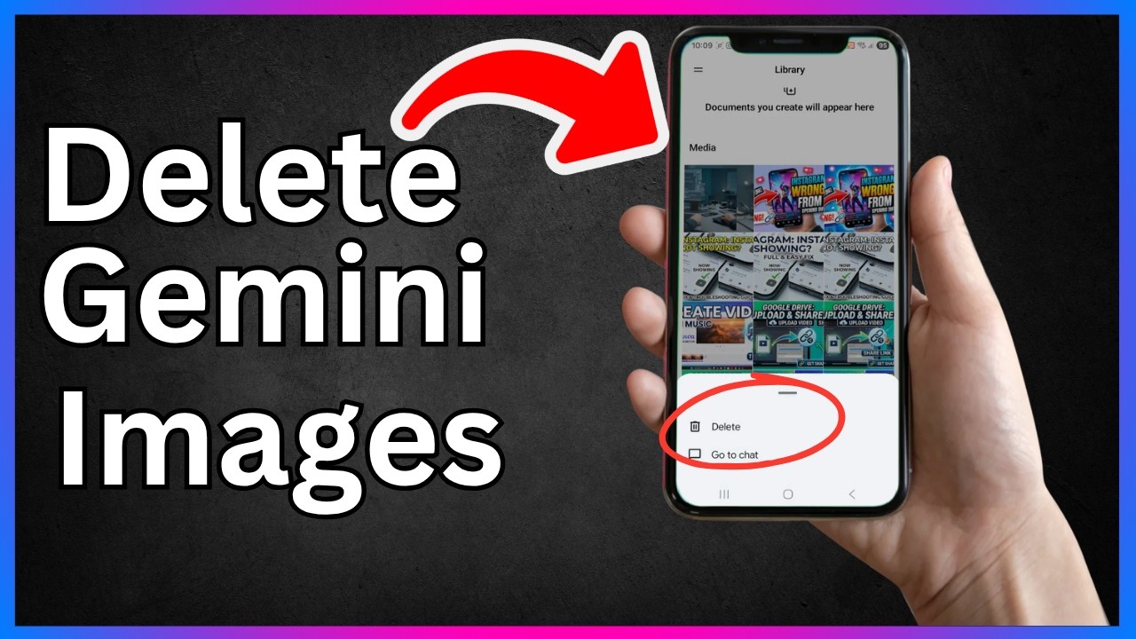 Как удалить изображения из библиотеки Google Gemini &mdash; (Полное руководство)
