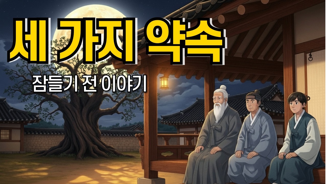 잠들기 전 듣는 조선의 지혜로운 이야기 – 세 가지 약속이 남긴 인생 교훈