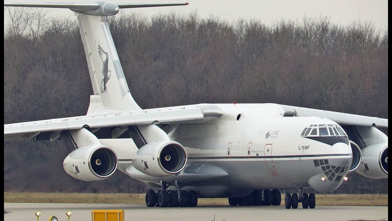 DEPARTURE IL-76  JORDANIAN AIR FORCE at Eindhoven