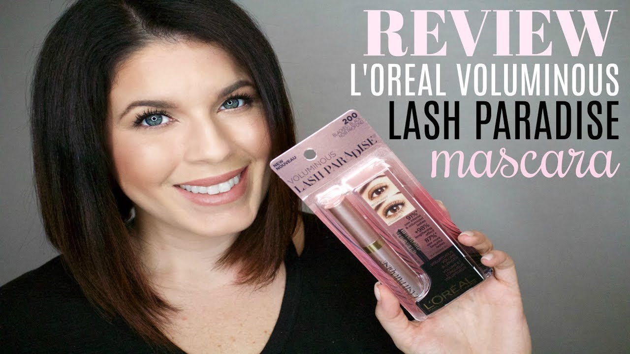 Best New Drugstore Mascara? | L'Oreal Voluminous Lash Paradise Mascara Review | @girlythingsby_e