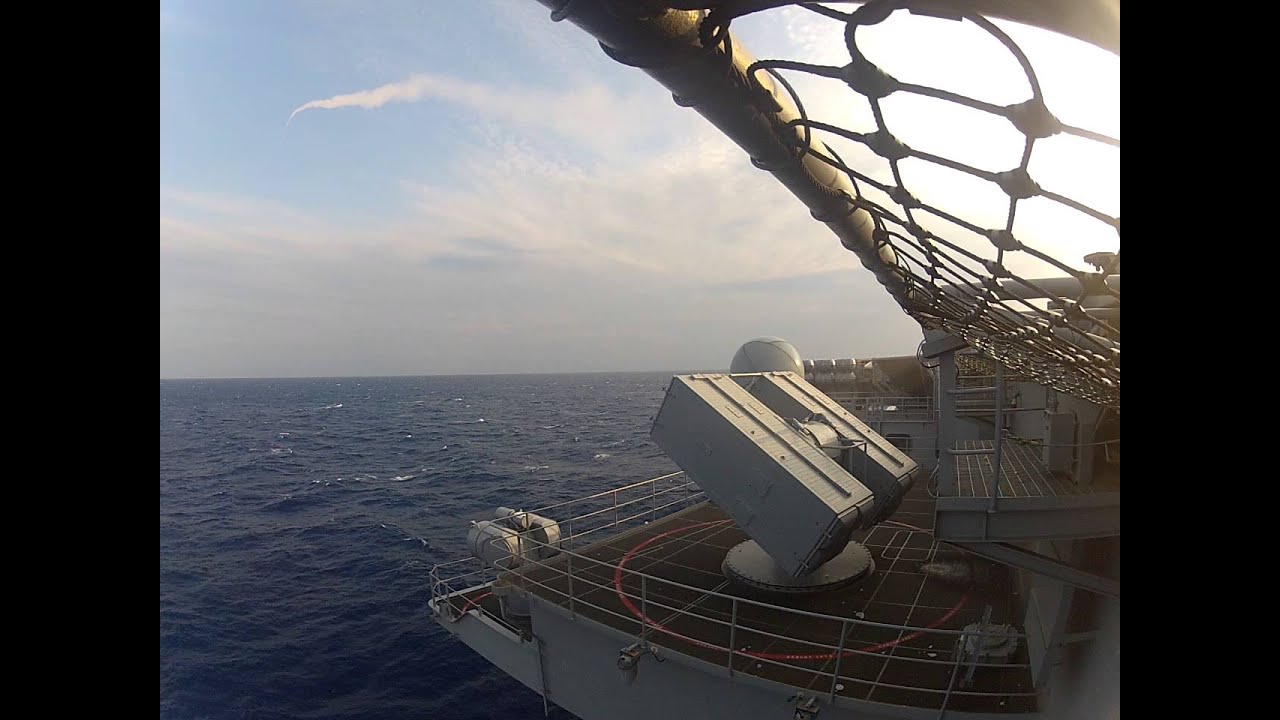 Sea Sparrow Missile Shoot