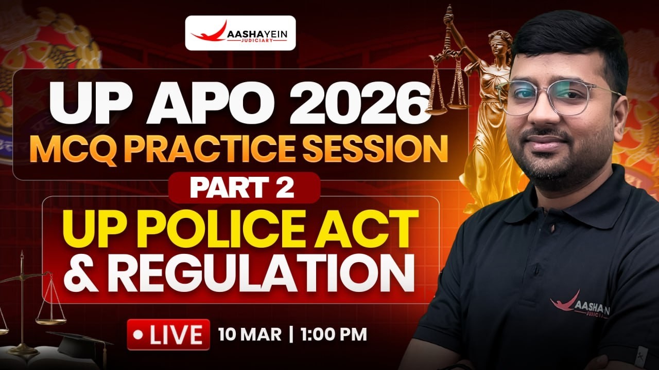 UP APO 2026 Law Practice MCQ | UP Police Act & Regulation MCQ (Part 2) | Most Expected Questions