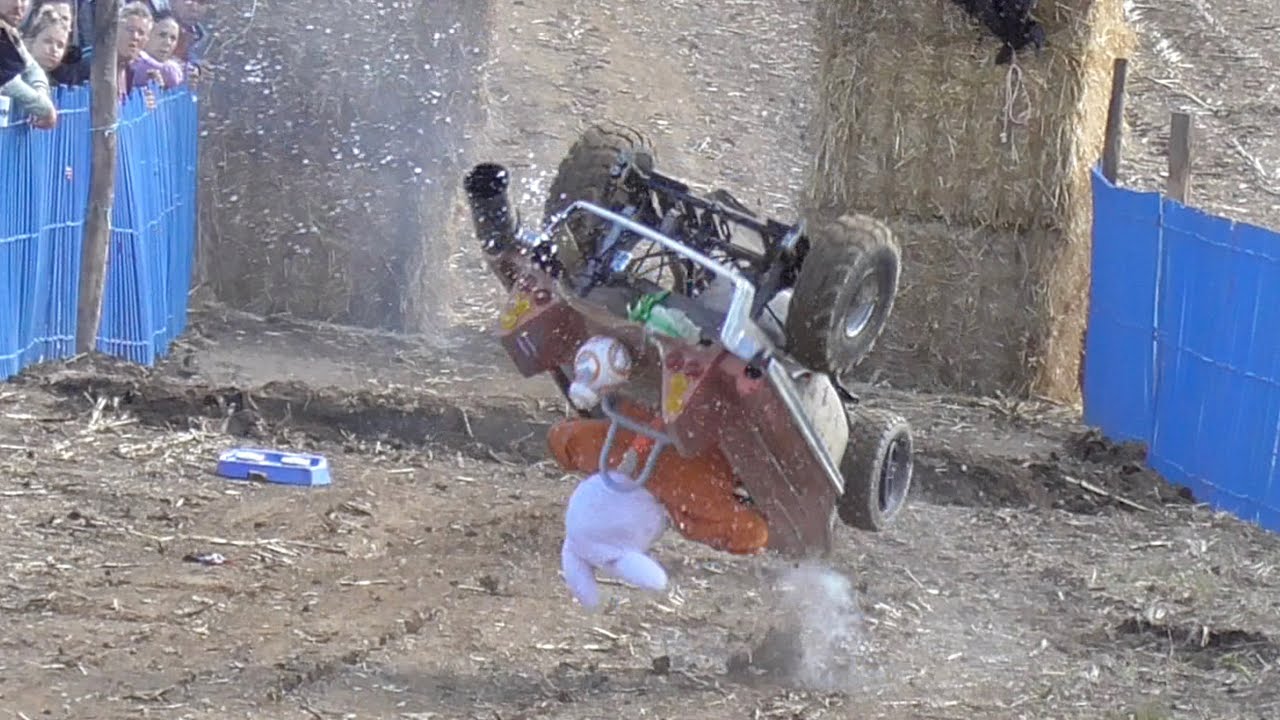 Course de caisse a savon tout terrain a tinchebray 2025 #crash #mistakes