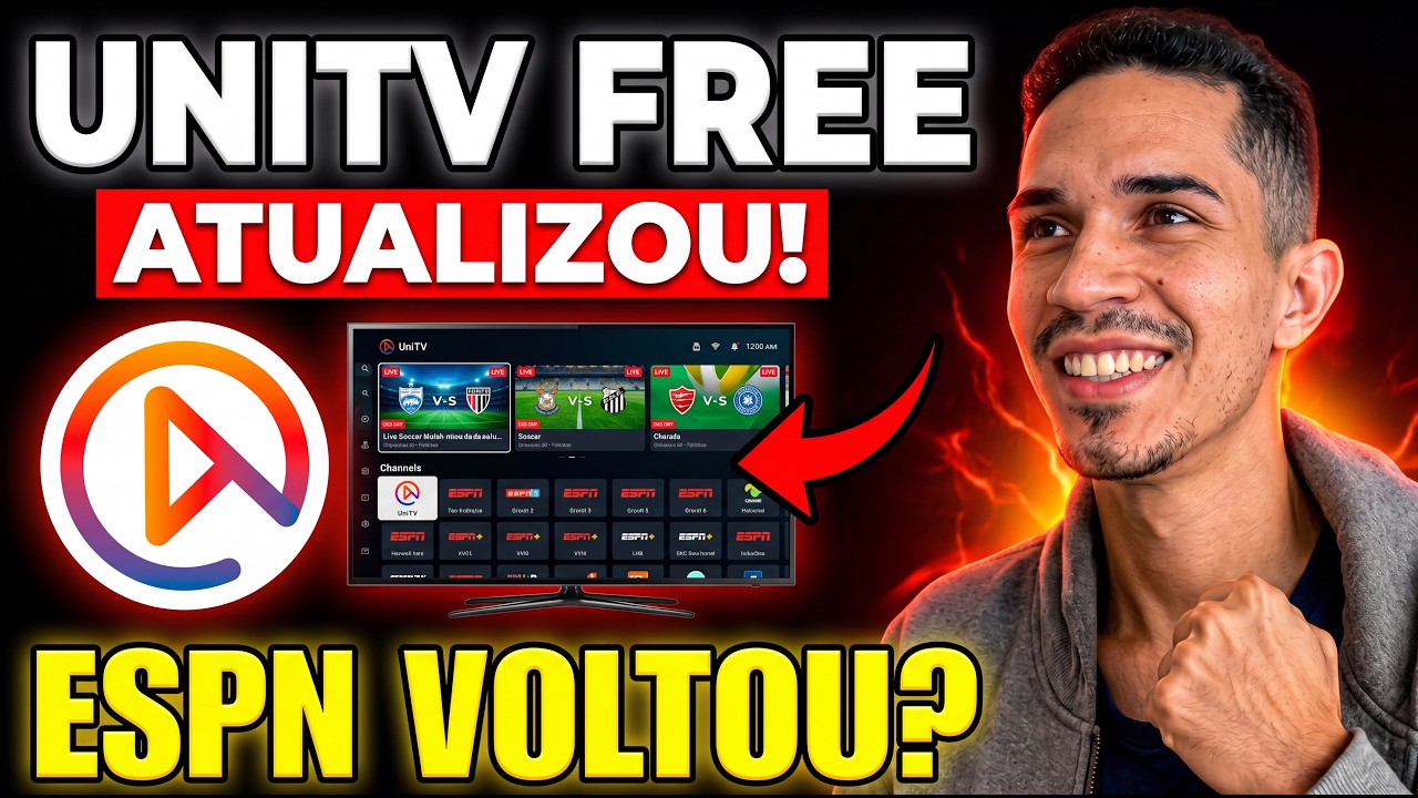 UniTV Free Atualizou! O que mudou? ESPN voltou pra UNITV? unitvfree atualiza&ccedil;&atilde;o