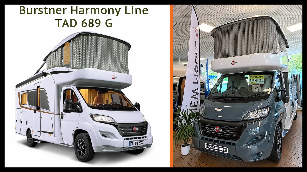 New pop top Burstner Harmony Line Gallery 689 G Tour 2024