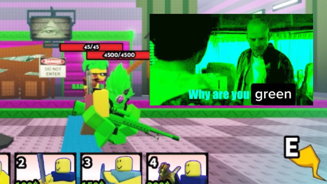 Evil Green Raddister McHeadshot Phase (The Great Robloxia War)