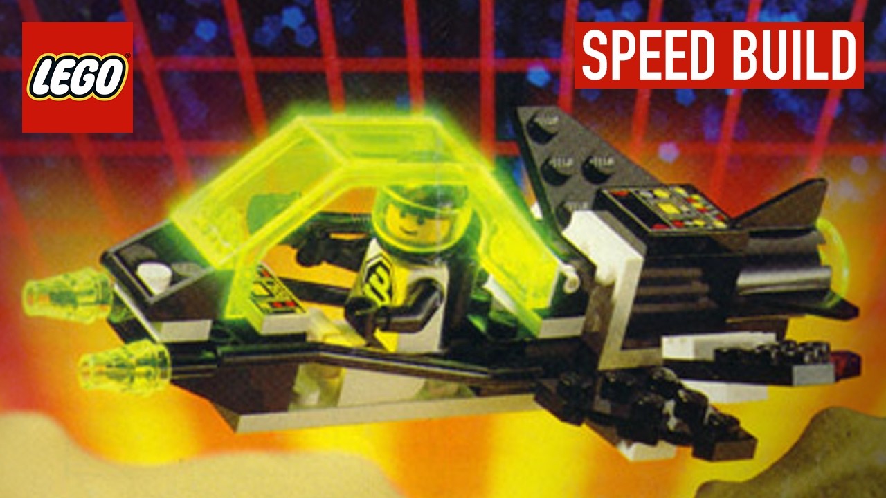 Vintage LEGO® Speed Build: 1991 Space Set 6832 