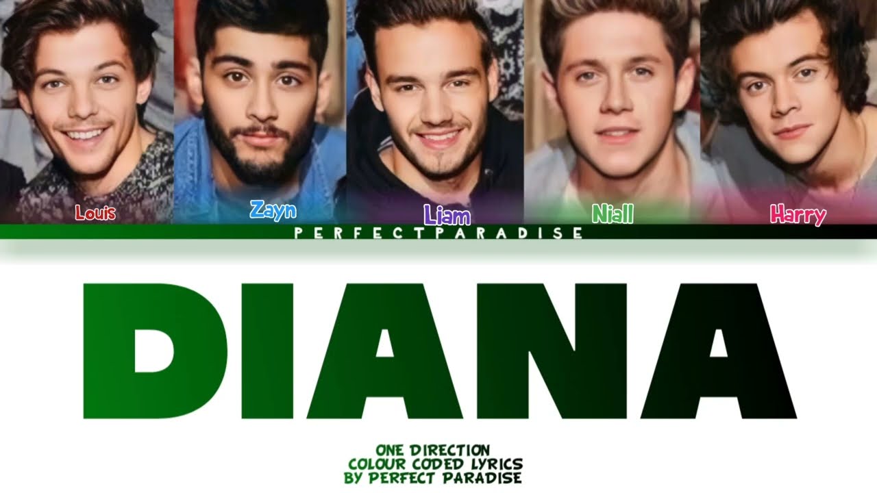 Diana - One Direction ( Colour Coded Lyrics )