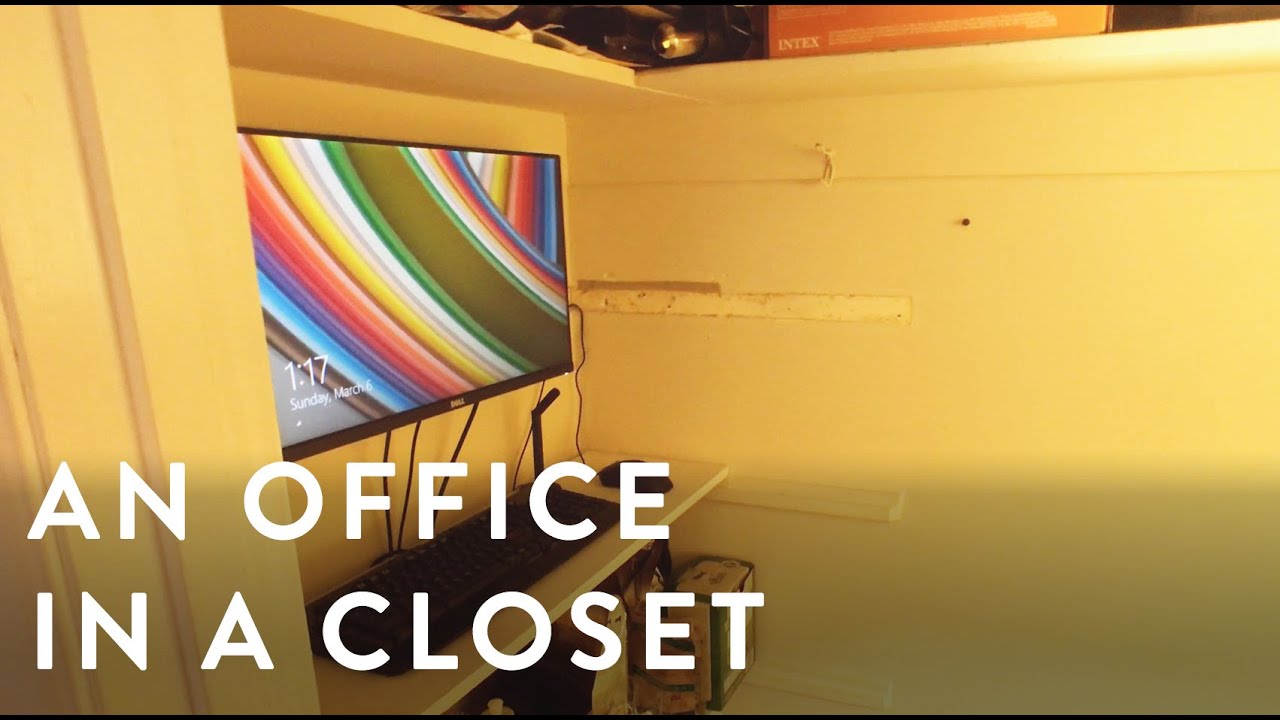 Making my closet into an office