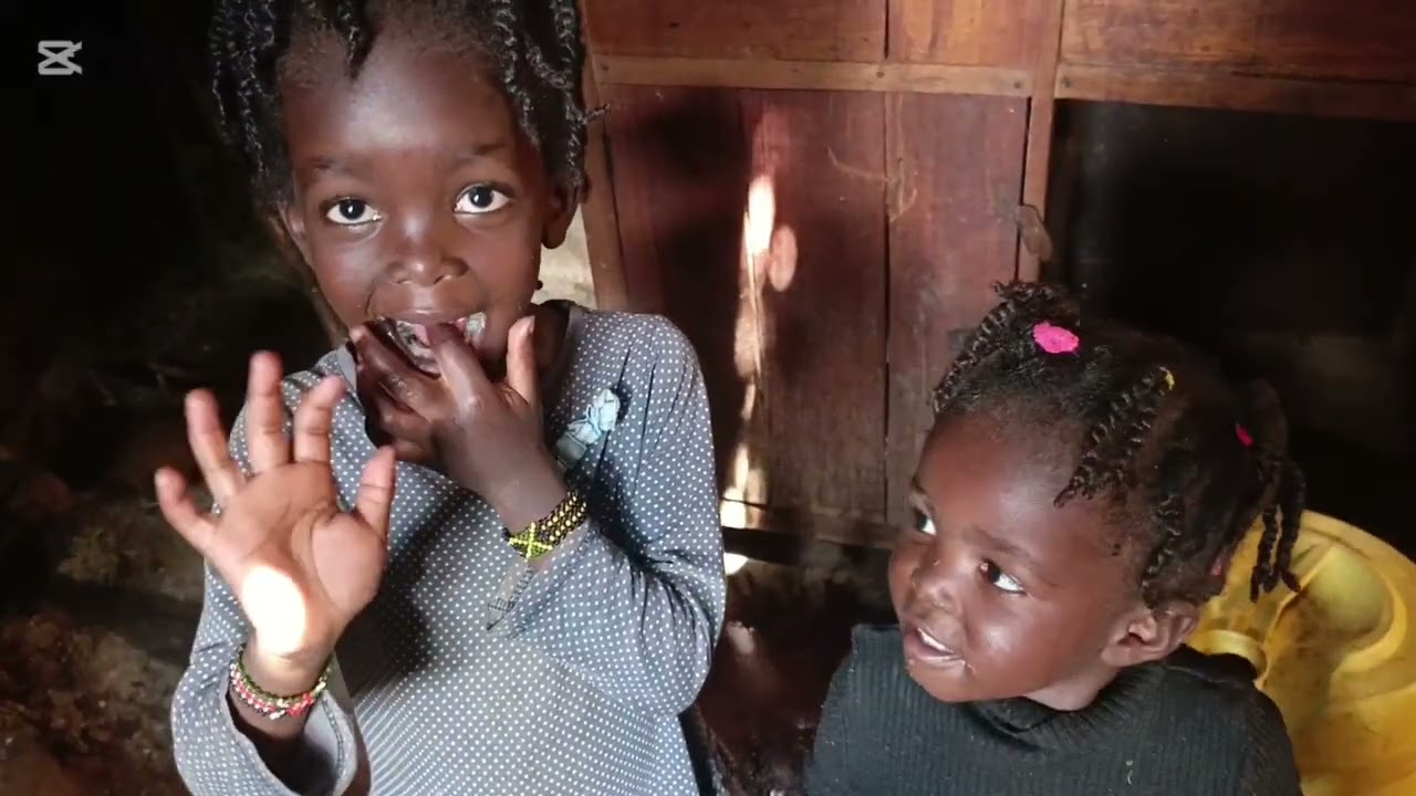 CHRISTMAS IN THE VILLAGE IN KENYA EAST AFRICA. 