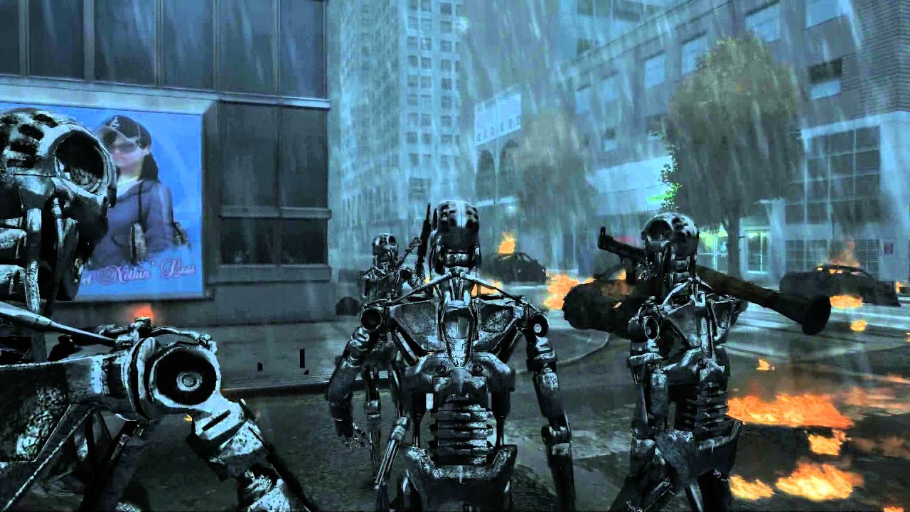 Terminator T800 in pursuit of John Connor in Liberty City