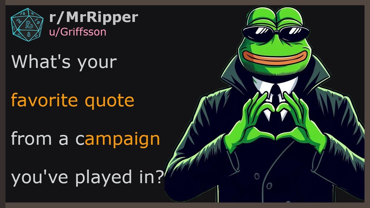 DMs & Players, What's your favorite quote from a campaign you've played in? #dnd