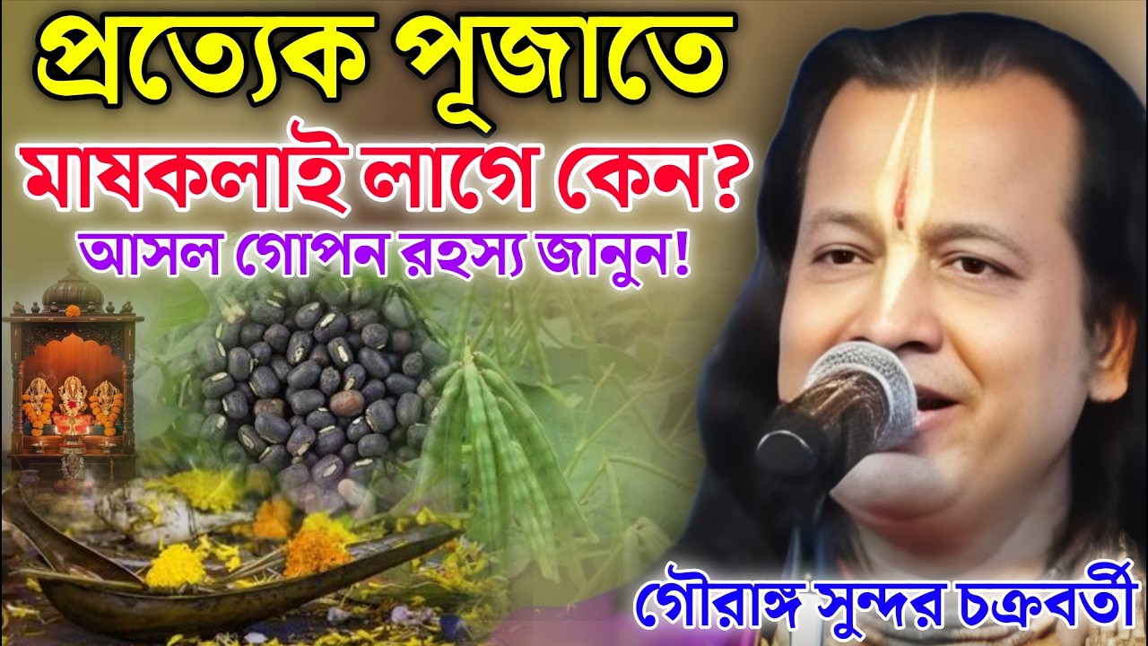 প্রত্যেক পূজাতে মাষকলাই লাগে কেন? আসল গোপন রহস্য জানুন| Gouranga Sundar kirtan|গৌরাঙ্গ সুন্দর কীর্তন