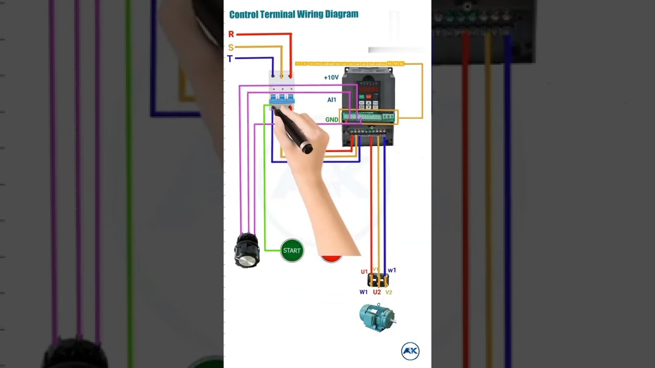 vfd wiring connection| vfd connection kaise karen|vfd connection diagram