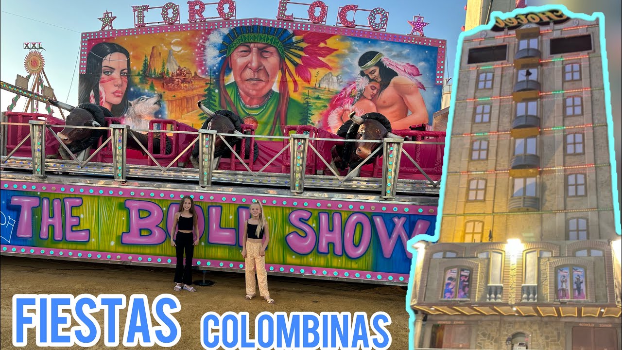 👑MAMÁ DE 3 NIÑAS👑¡NOS VAMOS DE FERIA!!FIESTAS COLOMBINAS,🎡vamos a divertirnos con las elenitas