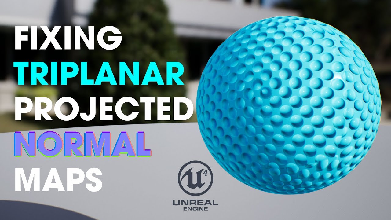 UE4 Tutorial 101 &mdash; Texture Projection 3/3 - Triplanar Normal Maps