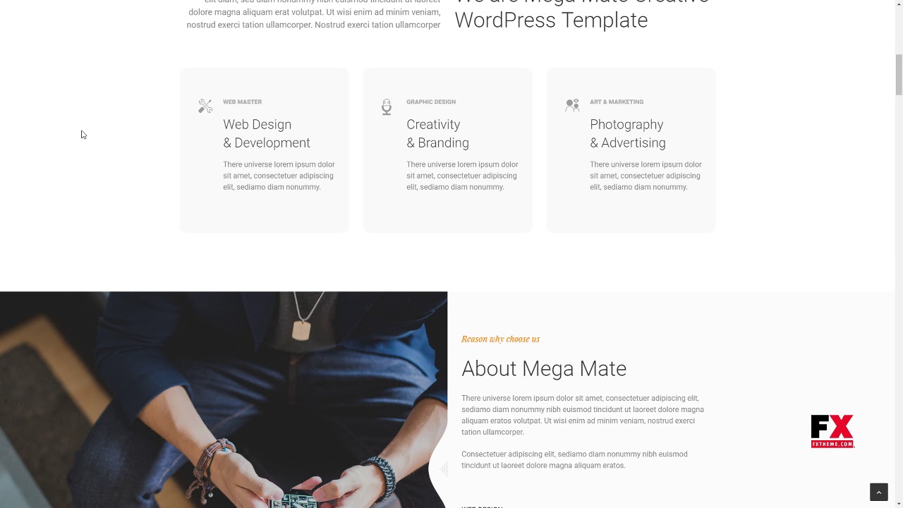 MegaMate - Creative Multipurpose WordPress Theme      Warwick Iman