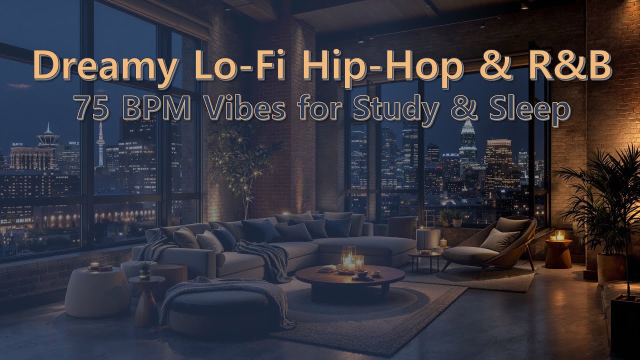 Dreamy Lo-Fi Hip-Hop & RnB | 75 BPM Vibes for Study & Sleep
