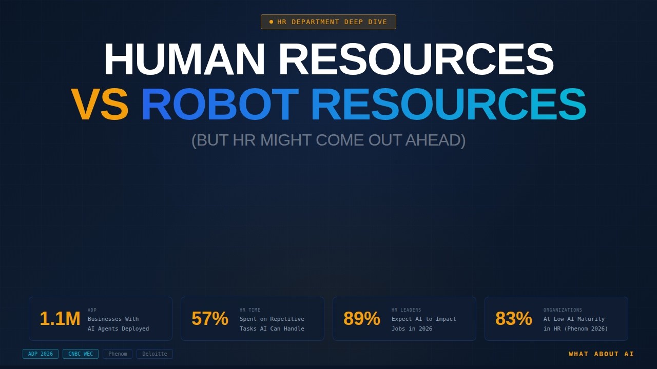 AI Is Coming for HR - But HR Might Come Out Ahead