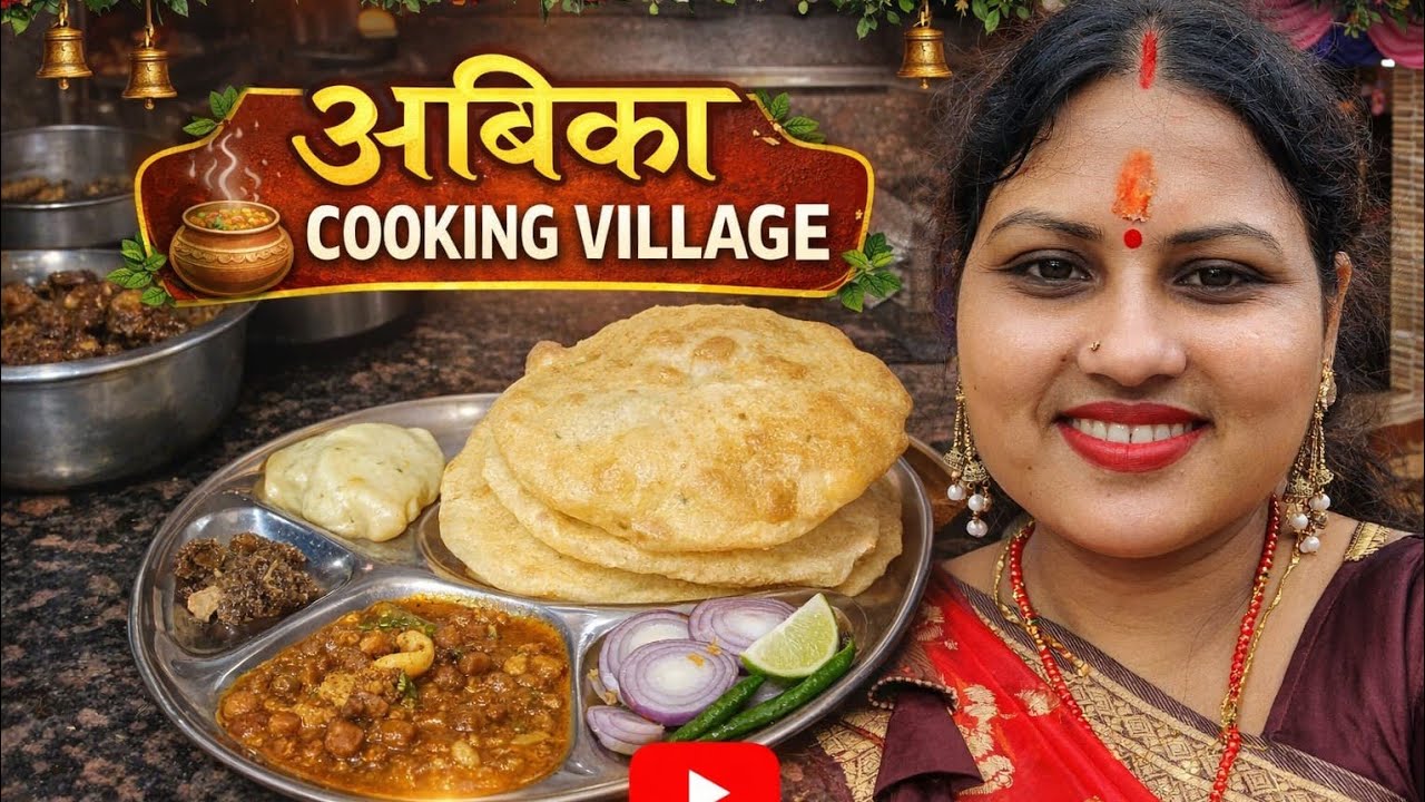 #@एक दम हलवाई स्टाइल में भटूरे फूले फूले  YouTube videos #foryou#ambikavillagcookig#