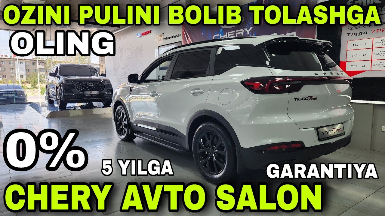 9 SENTABR  1 YILDAN 4 YILGACHA OZINI PULINI BO‘LIB TO‘LASHGA CHERI AVTOBOBILARI SOTIB OLING 