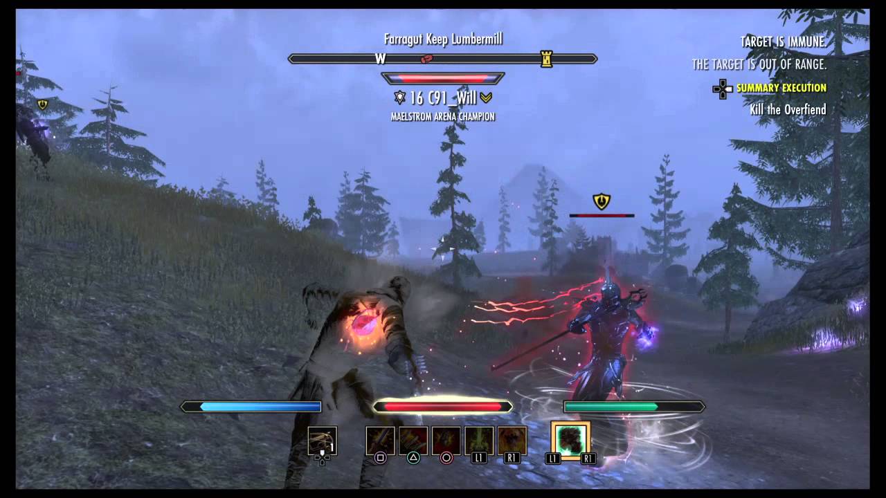 1v1 Dragon knight vs sorcerer
