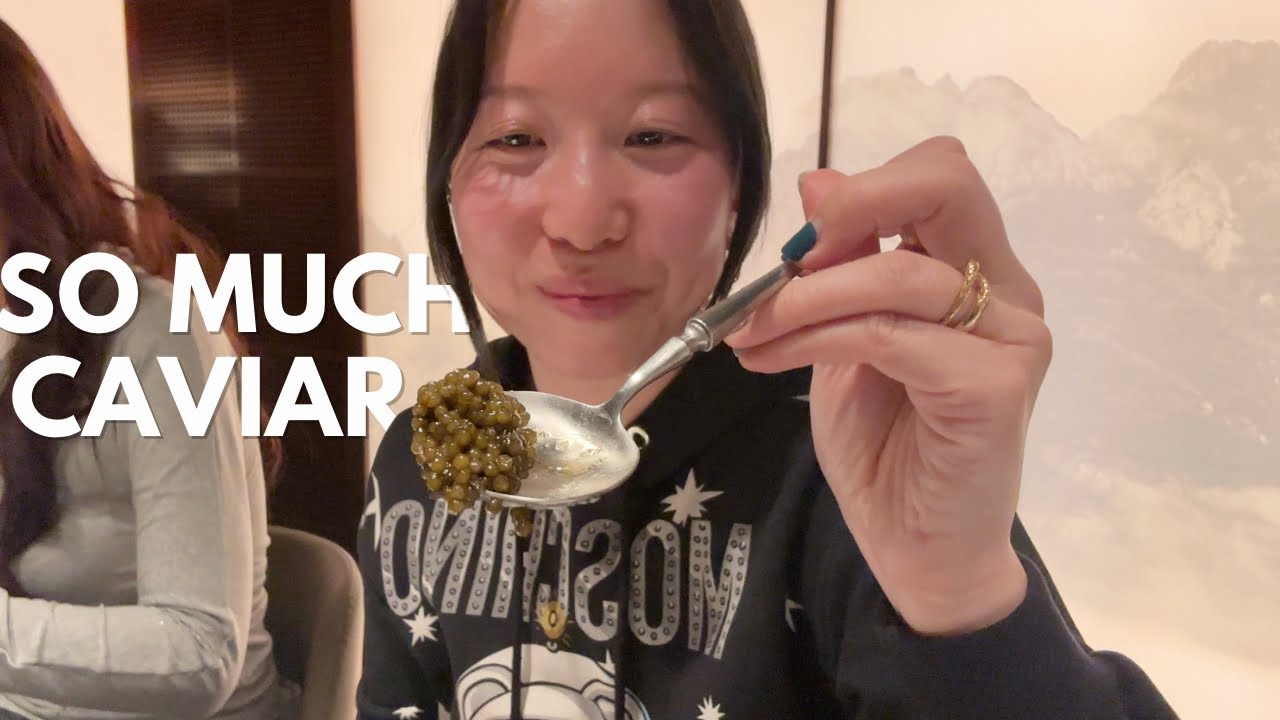$500 wagyu + caviar + bluefin tuna carving dinner?! ✰ POV of an influencer's meal in NYC