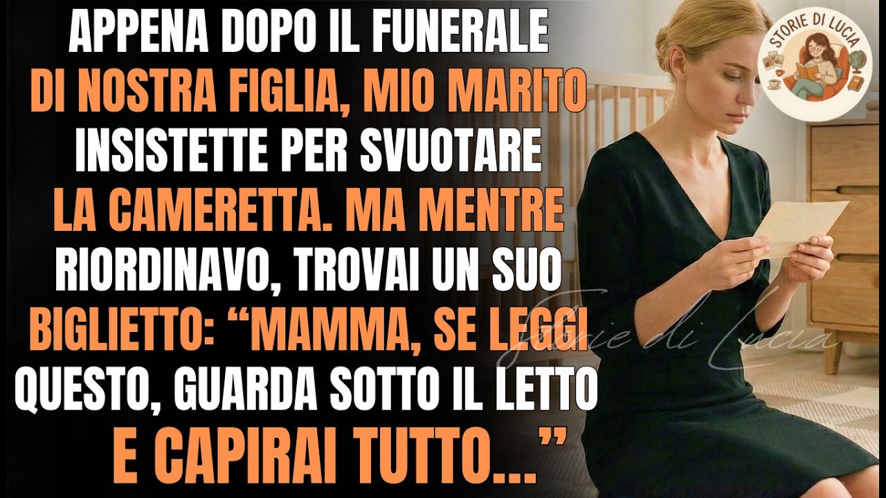 Credeva fosse un incidente... finché non ha trovato questo biglietto di sua figlia.